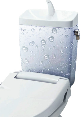 トイレの床が水漏れしていた場合の原因特定方法:便器の結露