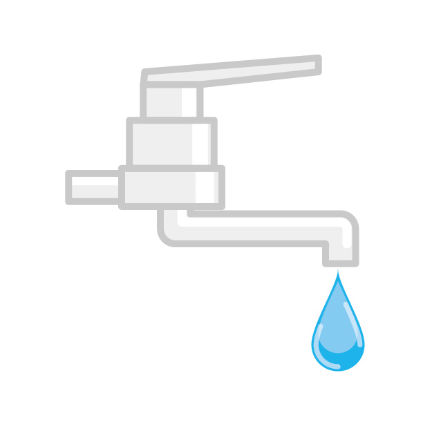 蛇口を閉めてもポタポタ水が止まらない 吐水口の水漏れ原因と修理方法